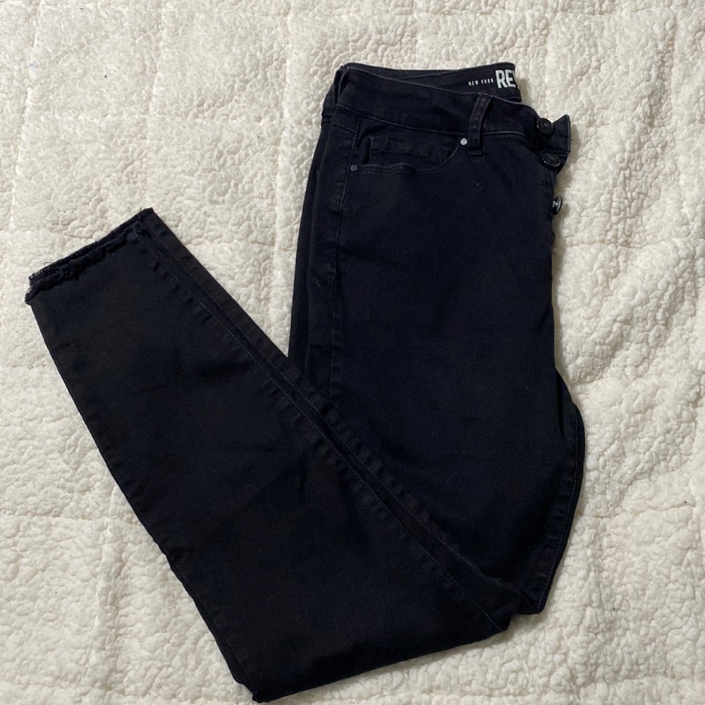 REWASH black high rise jeans